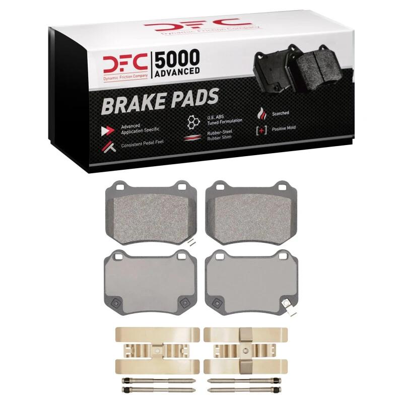 DFC 18-25 Subaru WRX Rear 5000 Advanced Low Metallic Brake Pads and Hardware Kit