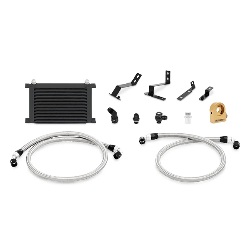 Mishimoto 2016+ Chevy Camaro Ölkühler-Kit mit Thermostat - Schwarz