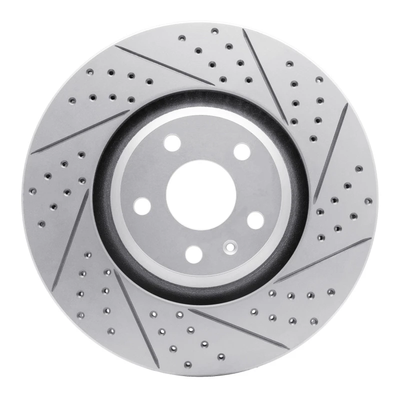 DFC 08-11 Audi Tt Quattro Front Right Drilled & Slotted Geoperformance Rotor