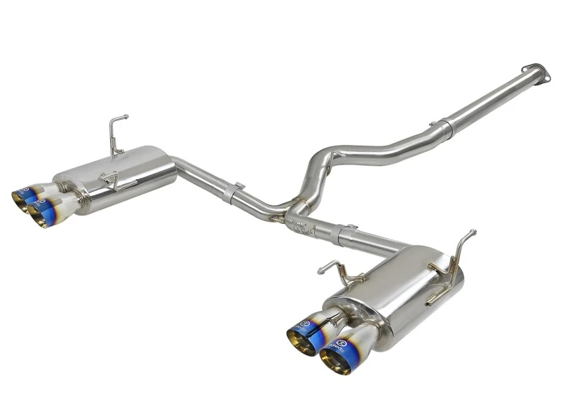 aFe Takeda for 15-18 Subaru WRX/WRX STI H4-2.0/2.5L 3in 304 SS Cat-Back Exhaust System (t)