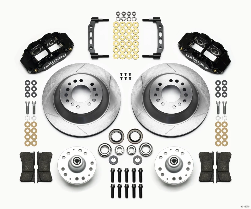 Wilwood Narrow Superlite 6R Vordere Nabe & 1PC Rtr Kit 12,88 Zoll 74-80 Pinto/Mustang II Bremsscheibe nur