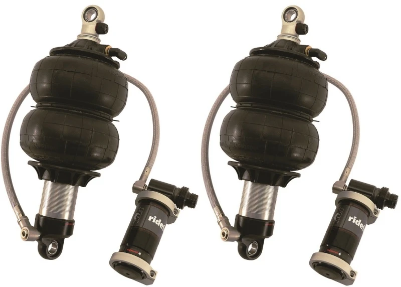 Ridetech TQ-Serie ShockWaves 3,2 Zoll Reise 6,5 Zoll Durchmesser Doppelt konvolutiert.625 Zoll/.625 Zoll Lager