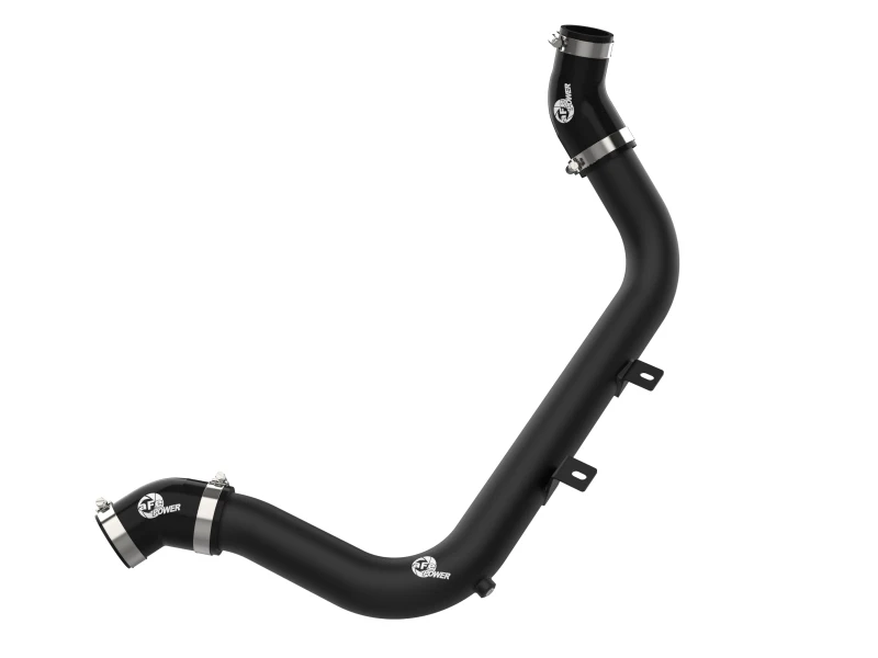 aFe BladeRunner 2-1/4 IN Aluminium Heißladungsrohr Schwarz 17-20 Hyundai Elantra GT L4-1.6L (t)