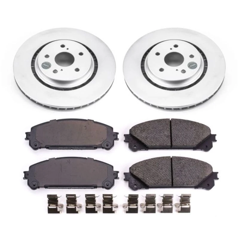 powerstop_CRK7688-67945cb4e2cb1 Power Stop 16-18 Lexus RX350 Front Z17 Evolution Geomet Coated Brake Kit