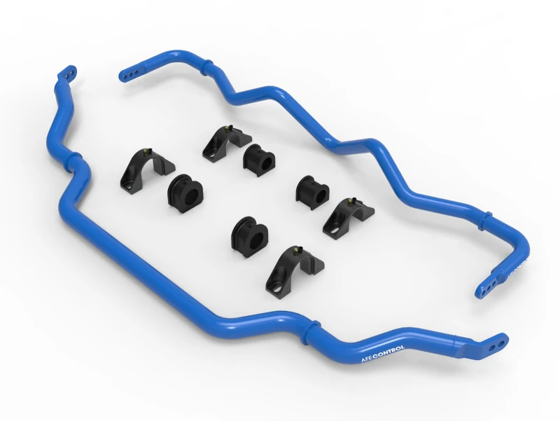aFe 09-20 Nissan 370Z V6-3.7L Vorder- und Hinterachse-Stabilisator-Set - Blau