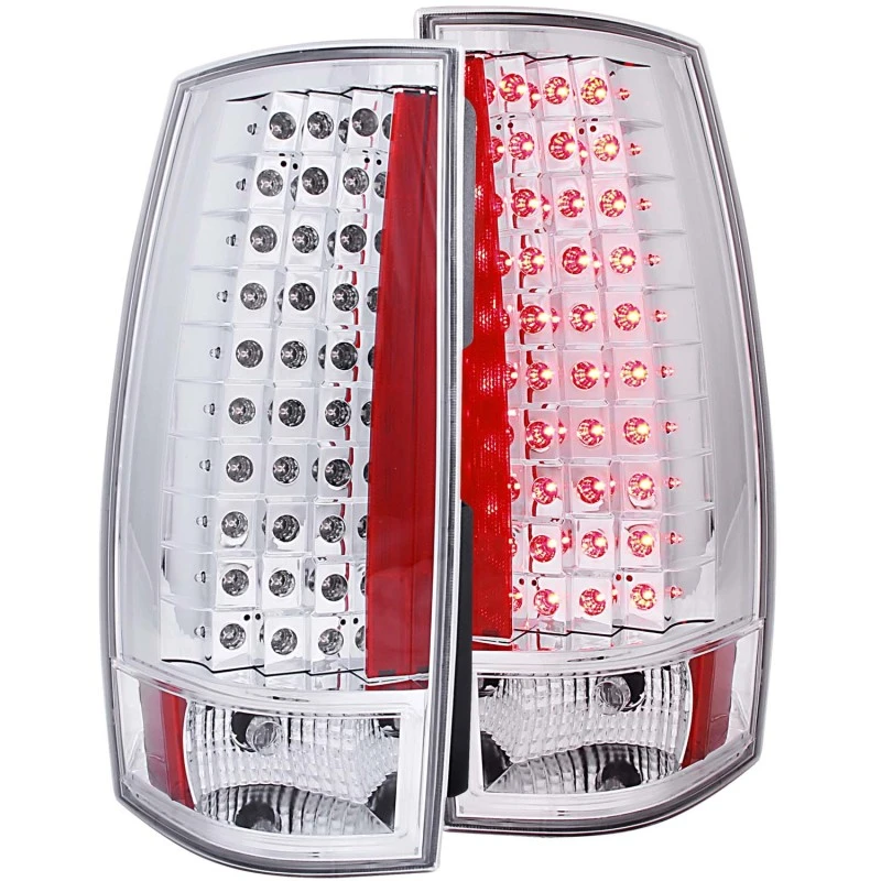 ANZO 2007-2014 Chevrolet Suburban LED-Rücklichter Rot/Klar G4