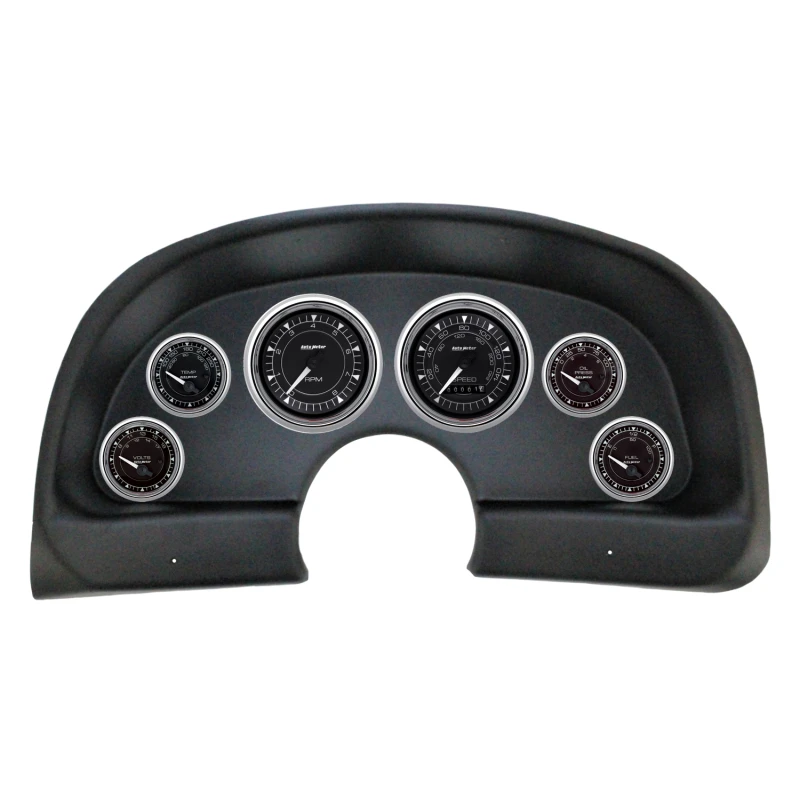 Autometer Chrono Chrome Direkt-Passendes Armaturenbrett-Kit 93-02 Chevy Camaro (2 x 3-3/8 Zoll / 4 x 2-1/16 Zoll)