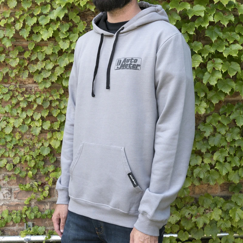Autometer Graues Competition Pullover Hoodie - Erwachsen Groß