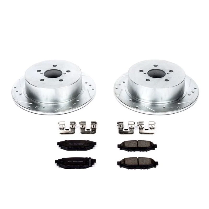Power Stop Z23 Evolution Sport Brake Kit for 05-09 Subaru Legacy Rear