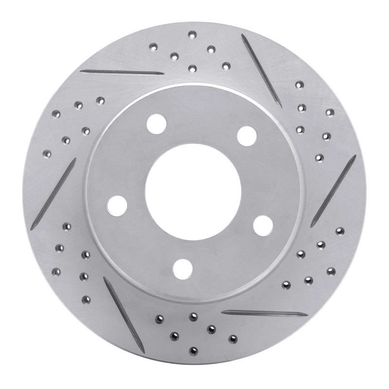 DFC 83-96 Buick Riviera Front Right Drilled & Slotted Geoperformance Rotor