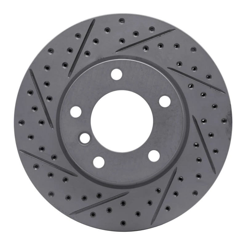 DFC 91-06 BMW 328I Front Right Drilled & Slotted Geoperformance Rotor