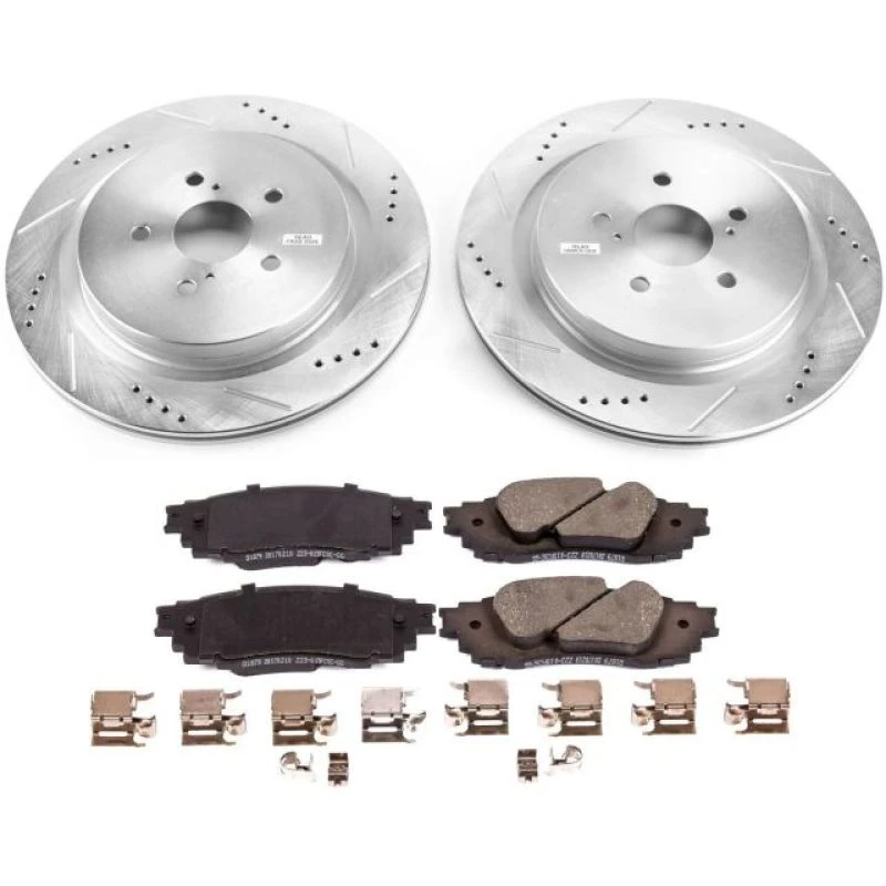 powerstop_K7740-679458b43f540 Power Stop 16-18 Lexus RX350 Rear Z23 Evolution Sport Brake Kit
