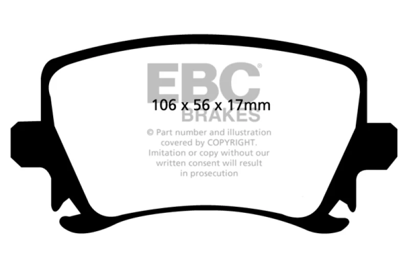 ebc_DP21518-679320b1a0eab EBC 06-13 Audi A3 2.0 Turbo (Girling rear caliper) Redstuff Rear Brake Pads