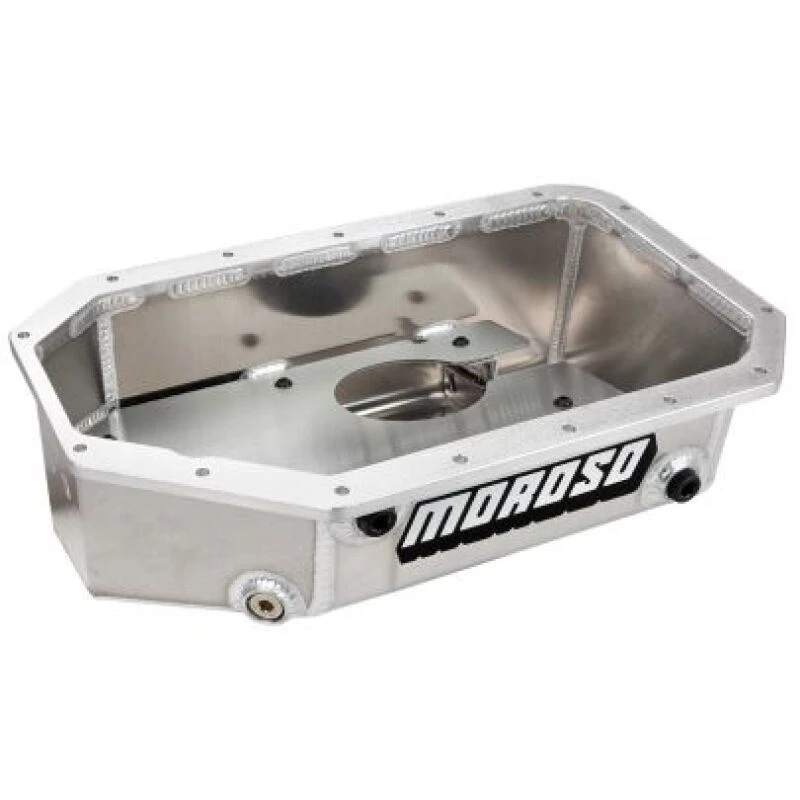 Moroso Ölwanne für Honda/Acura K20/K24 Swap Road Race Baffled Wet Sump 6,5 Qt 6,25 Zoll Deep Aluminium