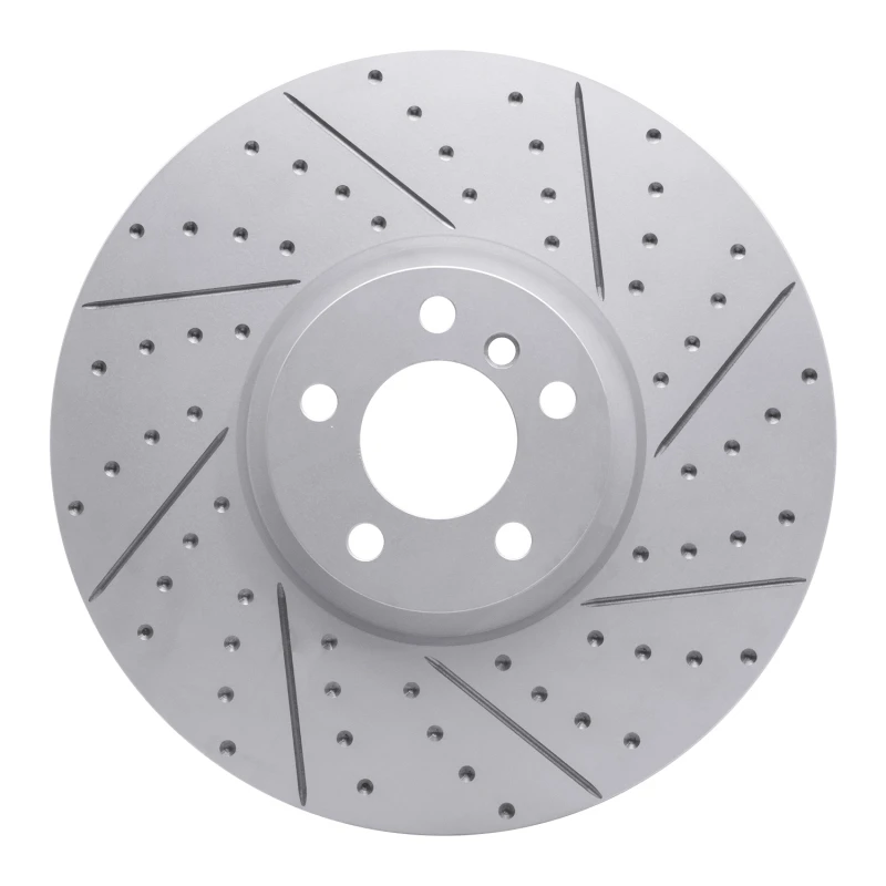 DFC 10-11 BMW X6 Left Front Drilled & Slotted Geoperformance Rotor