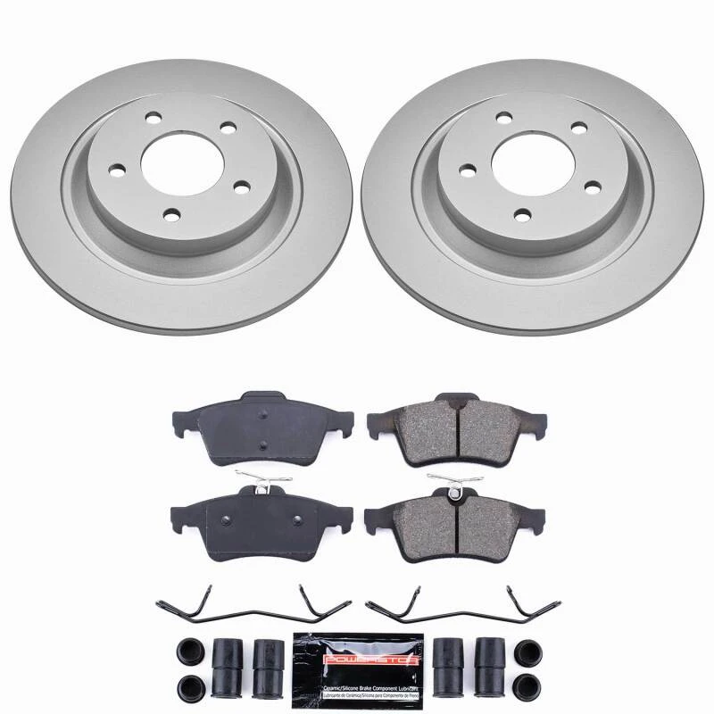 Power Stop 08-10 Mazda 5 Rear Z23 Coated Brake Kit