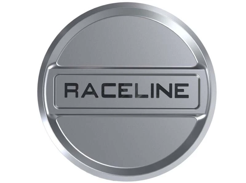 Raceline Silver Push-Thru Cap  8 X 165.1/ 8 X 180