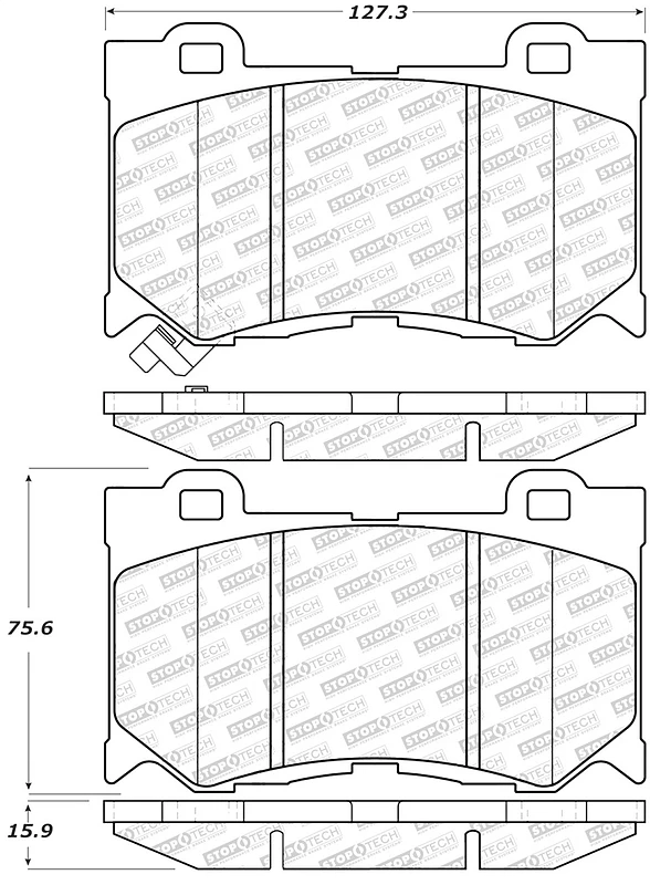 stoptech_305.13460-6794fa9306325 StopTech Street Select Brake Pads - Front