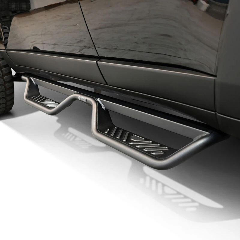 Westin 24-26 Toyota Land Cruiser Outlaw Drop Nerf Step Bars Textured Black
