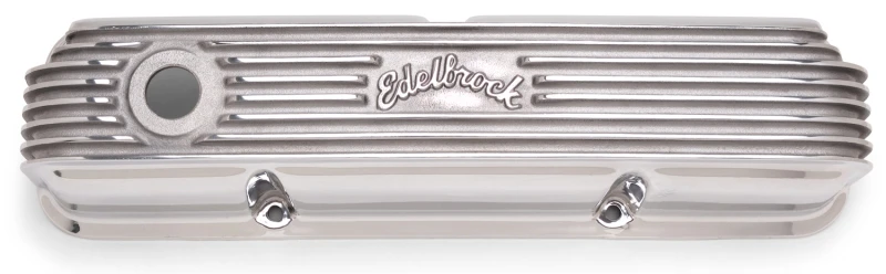 Edelbrock Ventildeckel Classic Series Ford 1958-1976 FE V8 Poliert