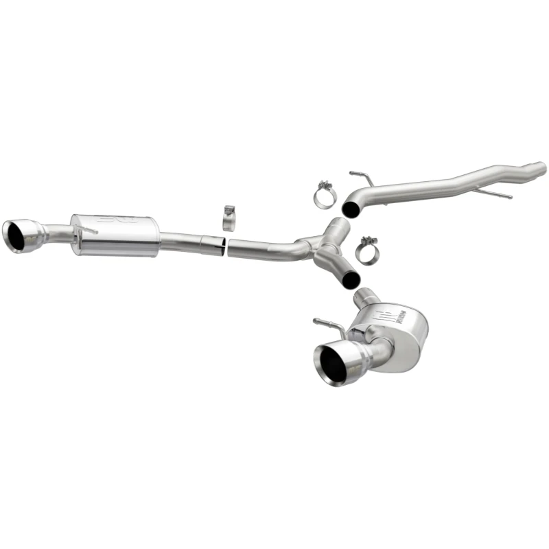 MagnaFlow CatBack 18-19 Audi A5 Dual Exit Polierte Edelstahl-Auspuffanlage - 3 Zoll Hauptrohrdurchmesser