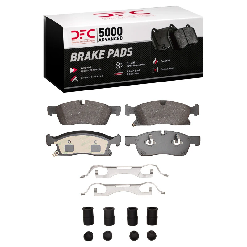 DFC 12-18 Mercedes-Benz GL450 Front 5000 Advanced Ceramic Brake Pads and Hardware Kit