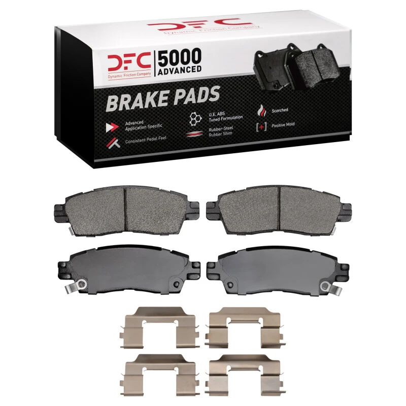 DFC 07-10 Saturn Outlook Rear 5000 Advanced Semi Metallic Brake Pads and Hardware Kit