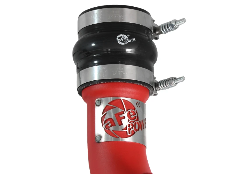 aFe BladeRunner 3in Rote Intercooler-Rohre Hot & Cold Side Kit für 13-14 Dodge RAM Diesel 6.7L (td)