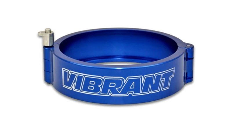 Vibrant 2,5-Zoll-HD-Schnellverschluss-Klemme mit Pin - Blau eloxiert