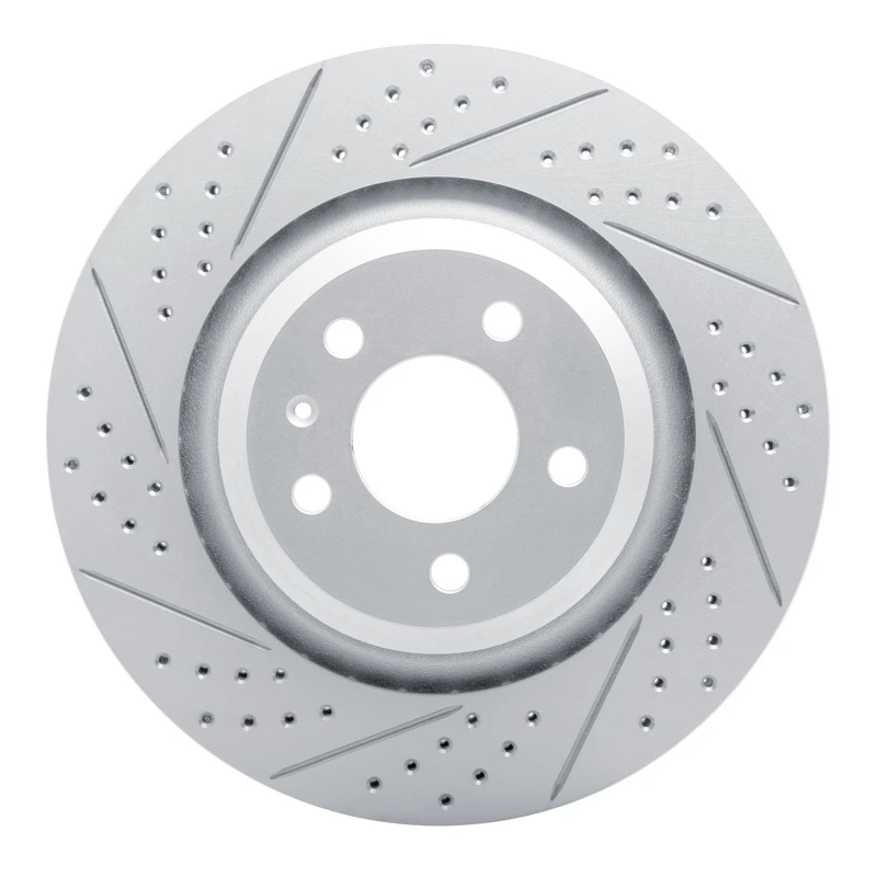 DFC 07-11 Audi S6 Rear Left Drilled & Slotted Geoperformance Rotor