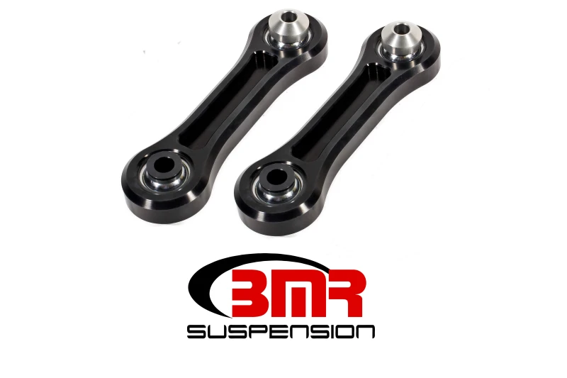 BMR 15-17 S550 Mustang Rear Lower Control Arms Vertical Link w/ Spherical Bearings - Black