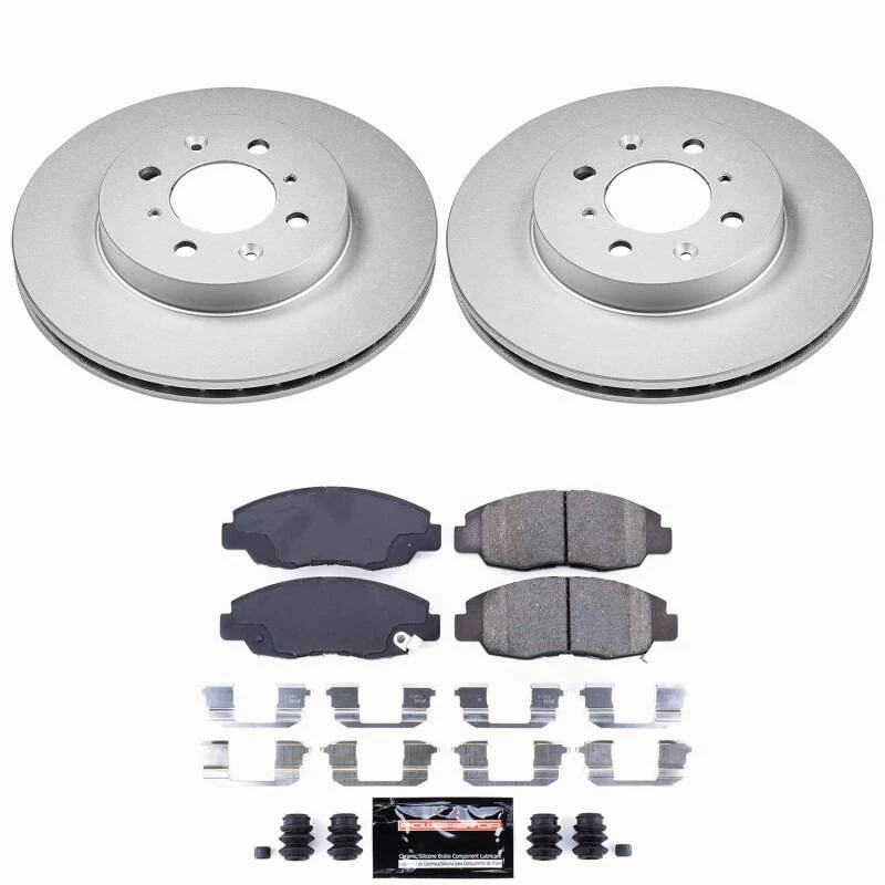 Power Stop 96-05 Honda Civic Front Z23 Coated Brake Kit