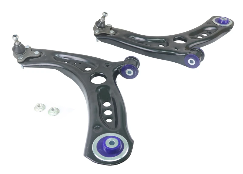Superpro 2015 Volkswagen Golf R Base Front Control Arm Lower Assembly Kit (Add. Positive Caster)