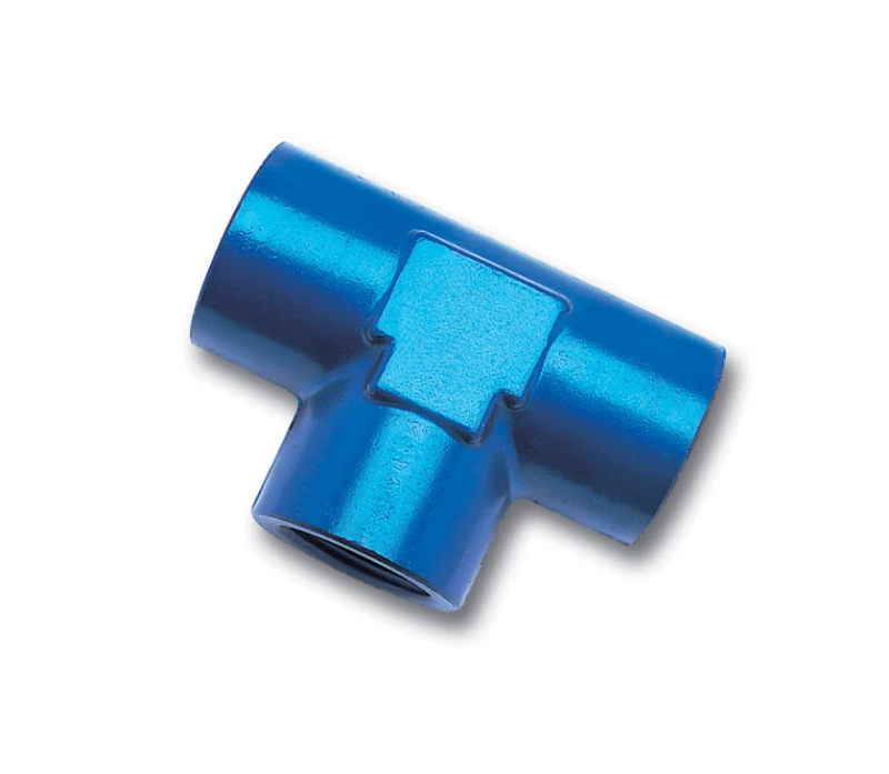 Russell Performance 3/8 Zoll Weibliche Rohr-Tee-Passstück (Blau)