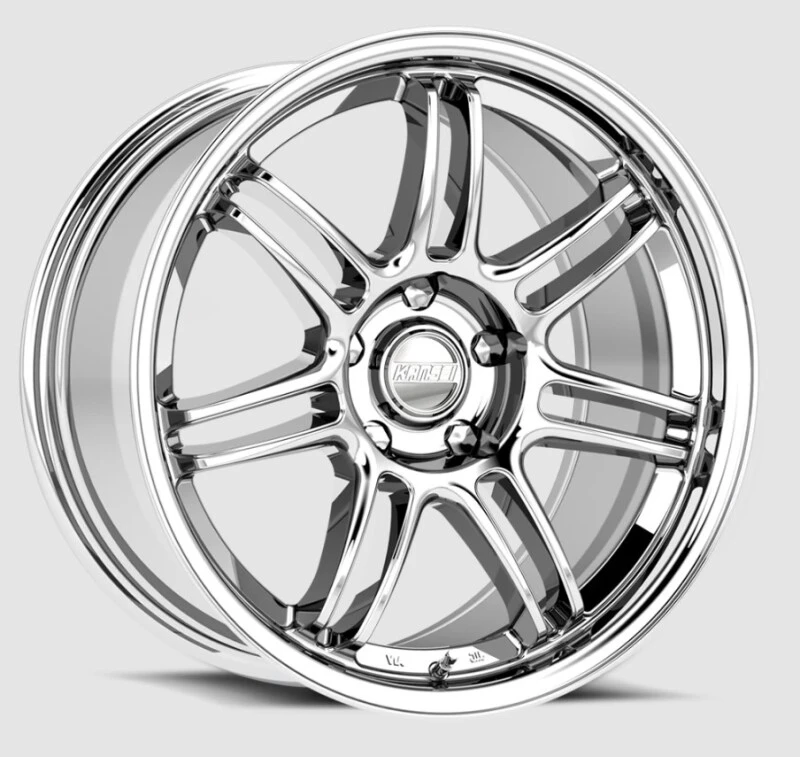 Kansei K17X Seven 19x9.5in / 5x114.3 BP / 12mm Offset / 73.1mm Bore - Chrome