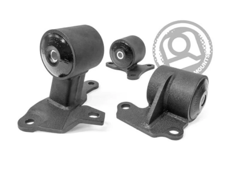 Innovative Mounts H-Series Black Steel Motorhalterungen mit 75A Buchsen für 94-97 Honda Accord Auto zu Manuell