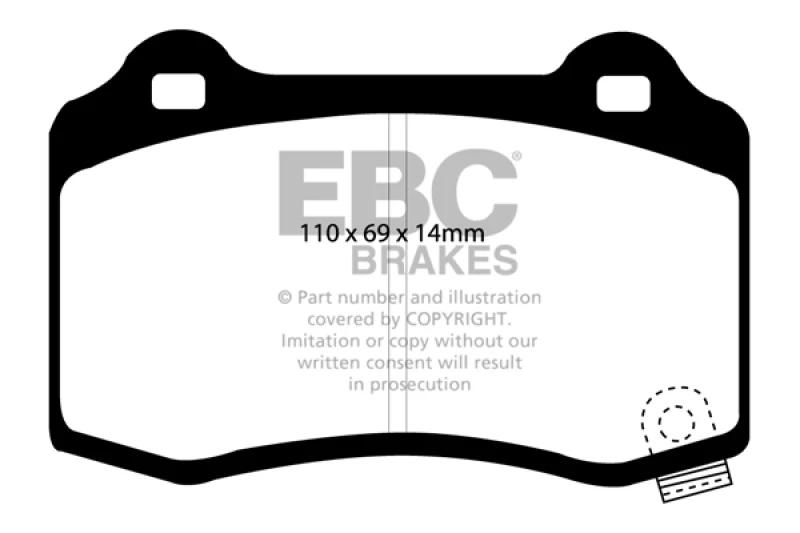 ebc_ED91788-67931fe1e4ee8 EBC 15+ Cadillac CTS 3.6 Twin Turbo Yellowstuff Rear Brake Pads