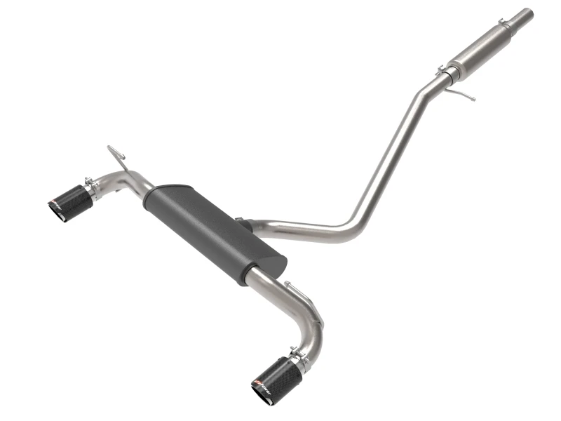aFe Ford Bronco Sport 21-22 L3-1.5L (t)/L4-2.0L (t) Vulcan Kat-Back Abgasanlage- Carbon-Tipps