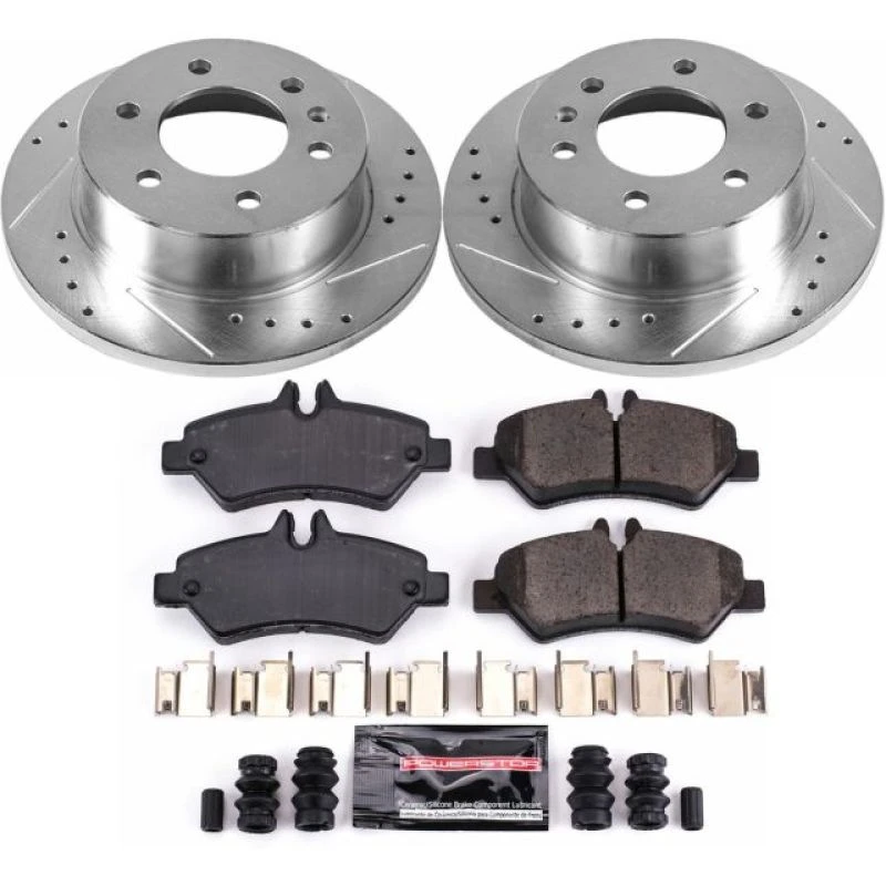 powerstop_K6198-67945aa635006 Power Stop 07-09 Dodge Sprinter 2500 Rear Z23 Evolution Sport Brake Kit