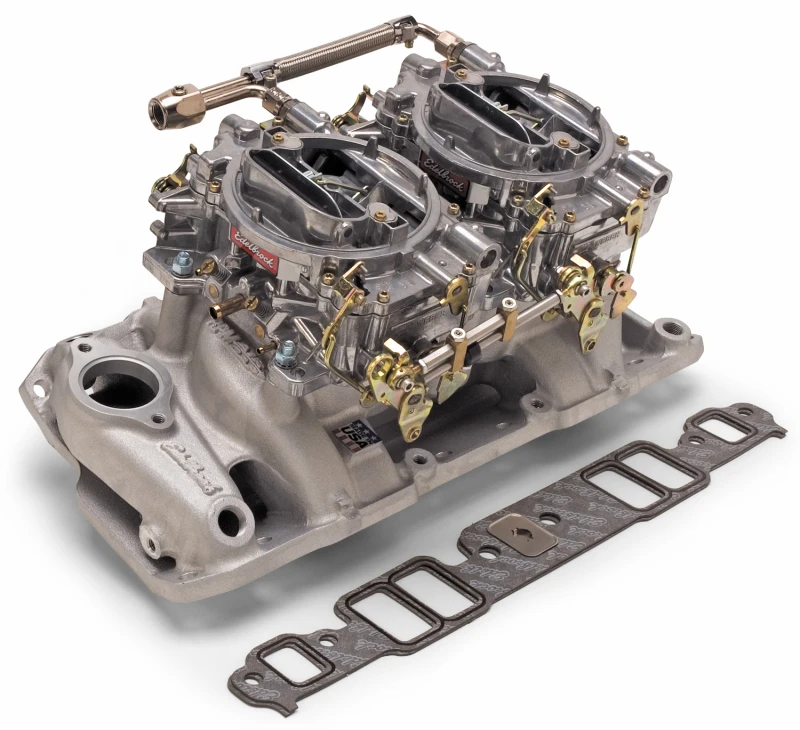Edelbrock Performer RPM Dual-Quad-Kit für 1986 und frühere SB-Chevy