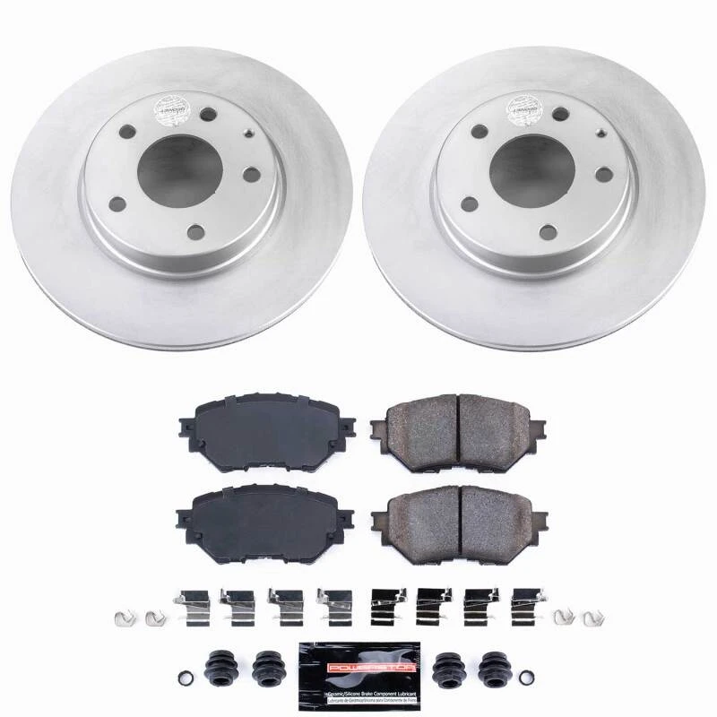 Power Stop 14-16 Mazda 3 Front Z23 Coated Brake Kit