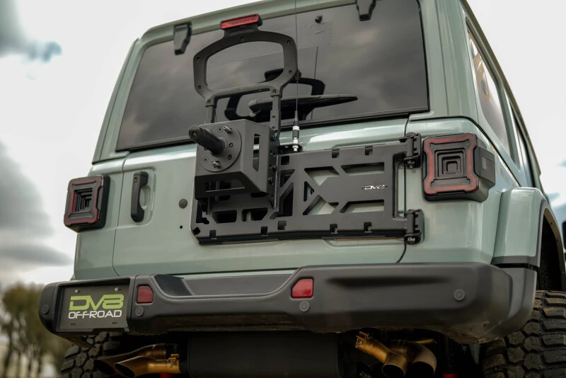 DV8 Offroad Spare Tire Carrier für 2018–2025 Jeep Wrangler JL