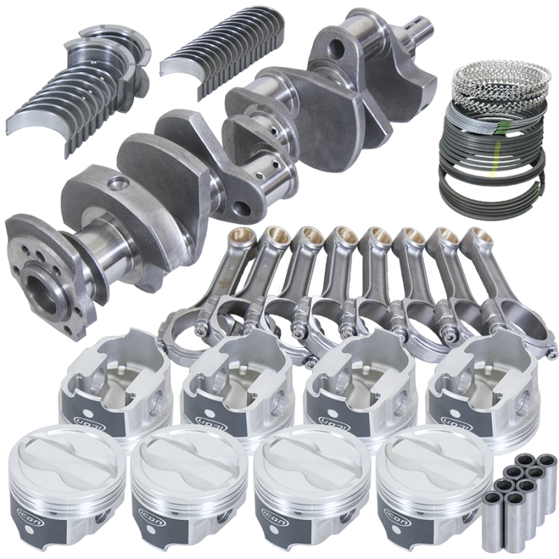 Eagle Chevy 350 Rotierende Baugruppe mit 3,750in Kurbelwelle und 5,700in I-Träger Pleuel