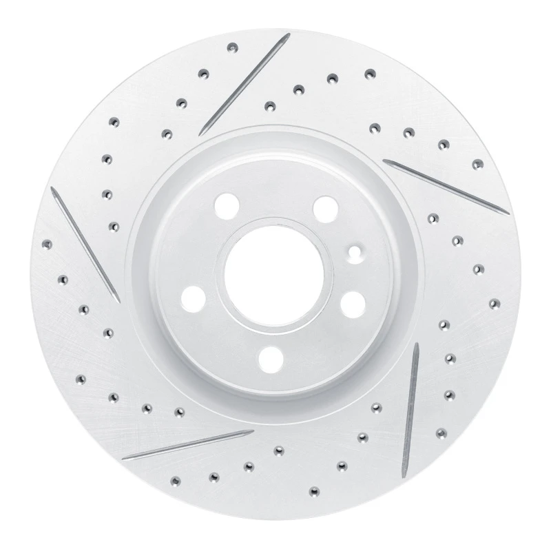 DFC 17-25 Volvo S90 Front Left Drilled & Slotted Geoperformance Rotor