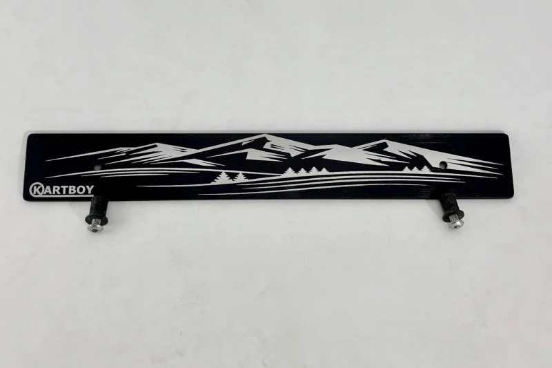 Kartboy Front Plate Delete mit Berglogo