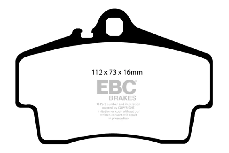 ebc_DP51208NDX-67931fa3b8365 EBC 98-05 Porsche 911 (996) (Cast Iron Rotor only) 3.4 Carrera 2 Redstuff Rear Brake Pads
