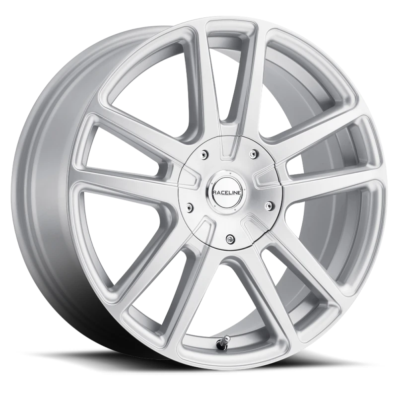Raceline 145S Encore 17x7.5in / 4x100/4x108 BP / 40mm Offset / 72.62mm Bore - Gloss Silver Wheel