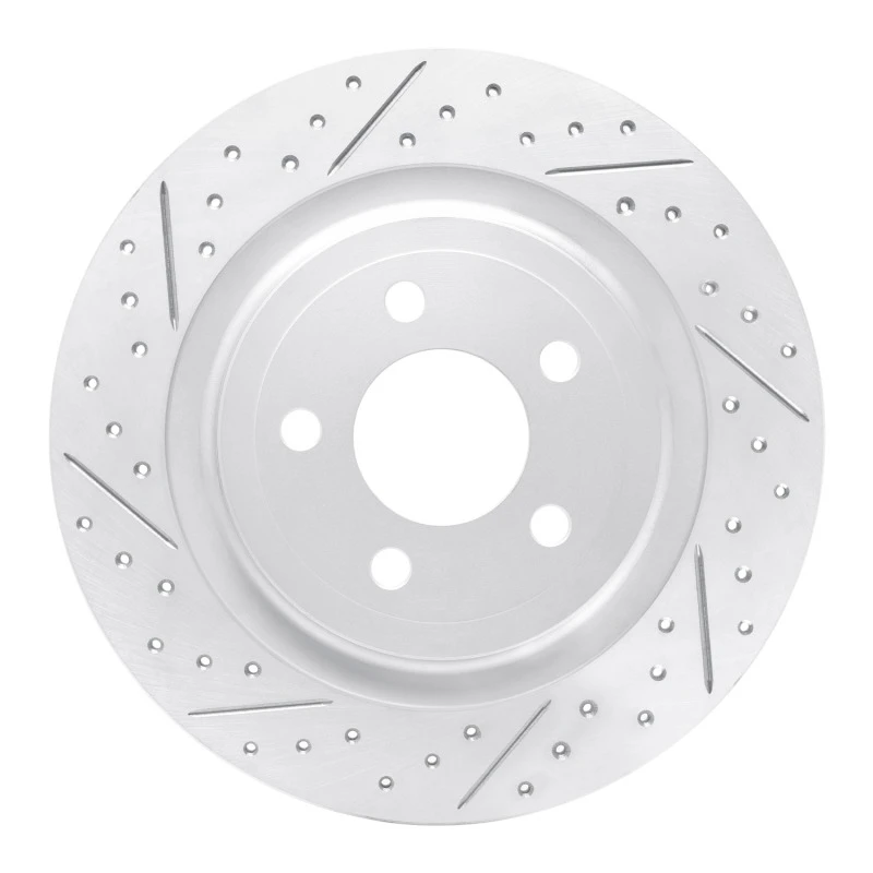 DFC 20-26 Ford Mustang Rear Left Drilled & Slotted Geoperformance Rotor