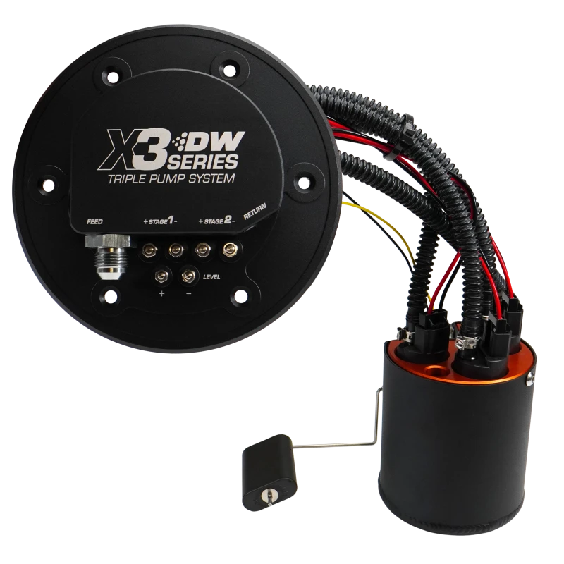 DeatschWerks 98-04 Ford Mustang X3 Module with DW430C Pumps and Install Kit