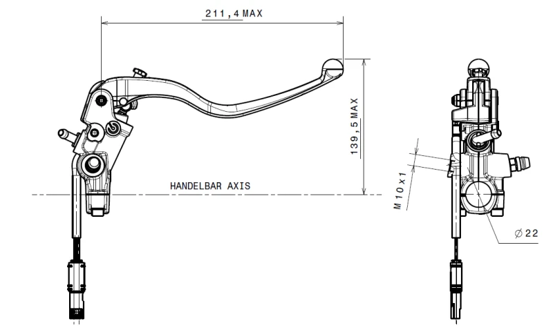 Brembo OE Prime Brake Master Cylinder